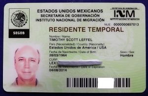 Temporary resident Visa Mexico